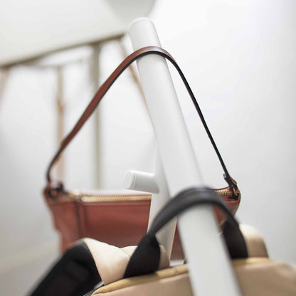 Backpack Stand With Cubby - Steel