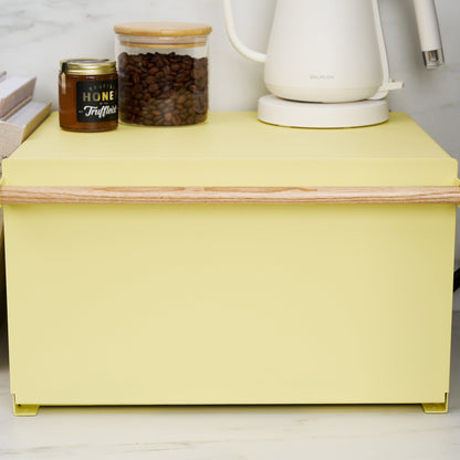 Bread Box - Steel + Wood