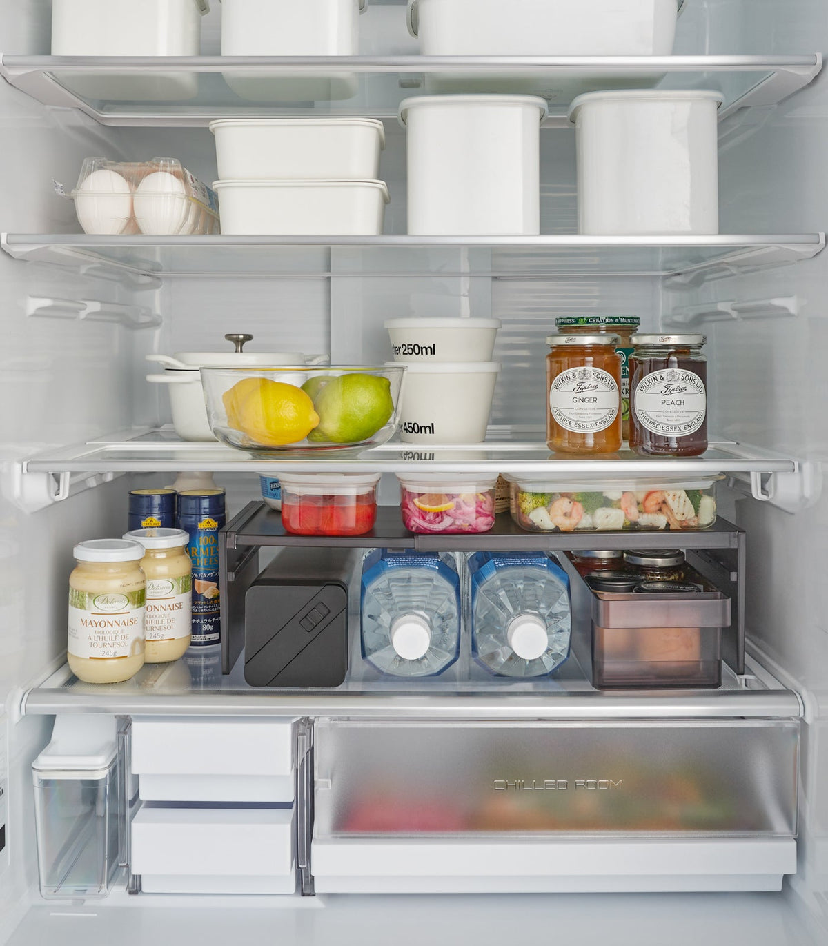 Two-Way Adjustable Refrigerator Shelf