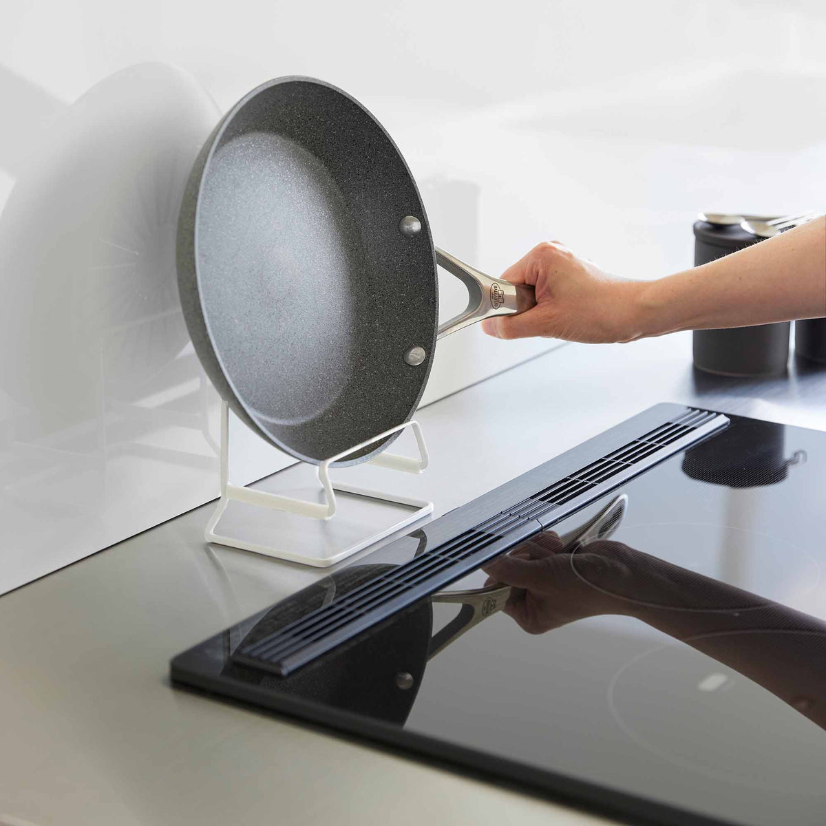 Frying Pan Stand - Steel