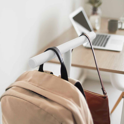 Backpack Stand With Cubby - Steel