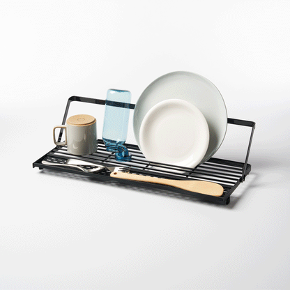Slim Over-the-Sink Dish Drying Rack - Steel