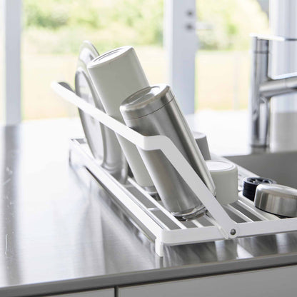 Slim Over-the-Sink Dish Drying Rack - Steel